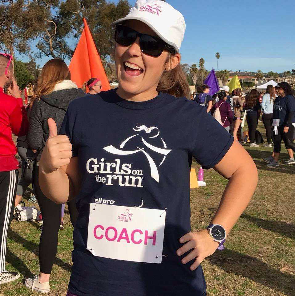 Kari in Girls on the Run shirt