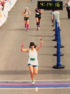 Finishing marathon