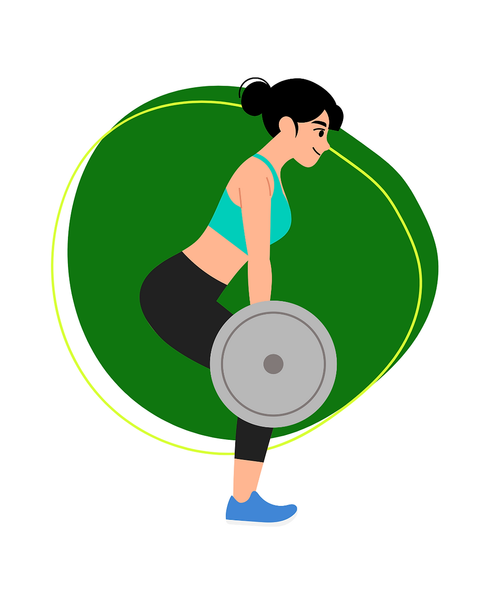 graphic representing romaniam dead lifts