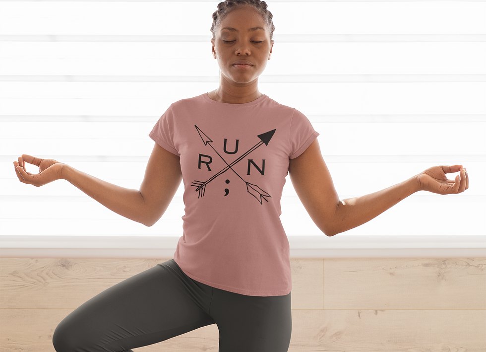 a woman meditating in a yoga pose