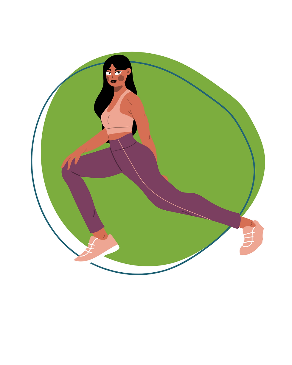 graphic representing lunges